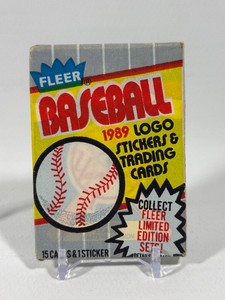 1989 Fleer Baseball Card Pack (Ripken FF  Griffey RC)