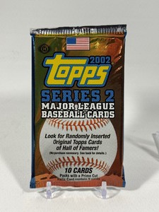 2002 Topps Series 2 Baseball Card Pack (Mauer RC)