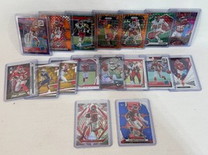 17-Card Kansas City Chiefs ParallelInsertRookie Football Card Lot (2 Numbered)