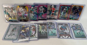 14-Card Miami Dolphins ParallelInsertRookie Football Card Lot