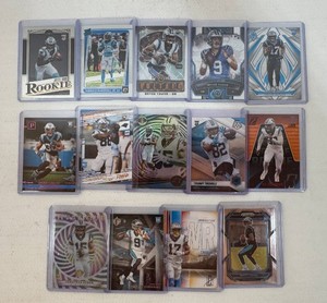 14-Card Carolina Panthers ParallelInsertRookie Football Card Lot