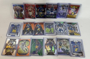 18-Card Los Angeles Rams ParallelInsertRookie Football Card Lot