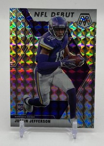 Justin Jefferson RC 2020 Mosaic Silver Minnesota Vikings Rookie Football Card No. 270