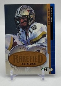 Drew Brees RC 2001 2001 Sage 01152001 Rookie Football Card No. R8
