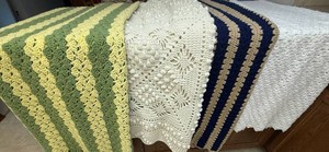 Collection of Crocheted Afghan Handiwork