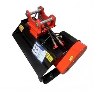 New 2026 AGT 45 Hydraulic Excavator Flail Mower Attachment w Self-Leveling Kit  Fits 38 Ton Excavators (CAT 307  308)