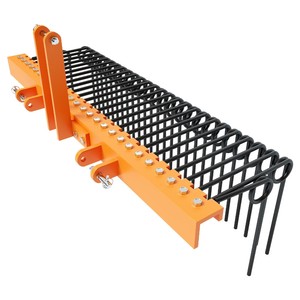 New 2026 LandHonor 60-Inch Pine Straw Needle Landscape Rake (Cat 1, 3-Point Hitch)