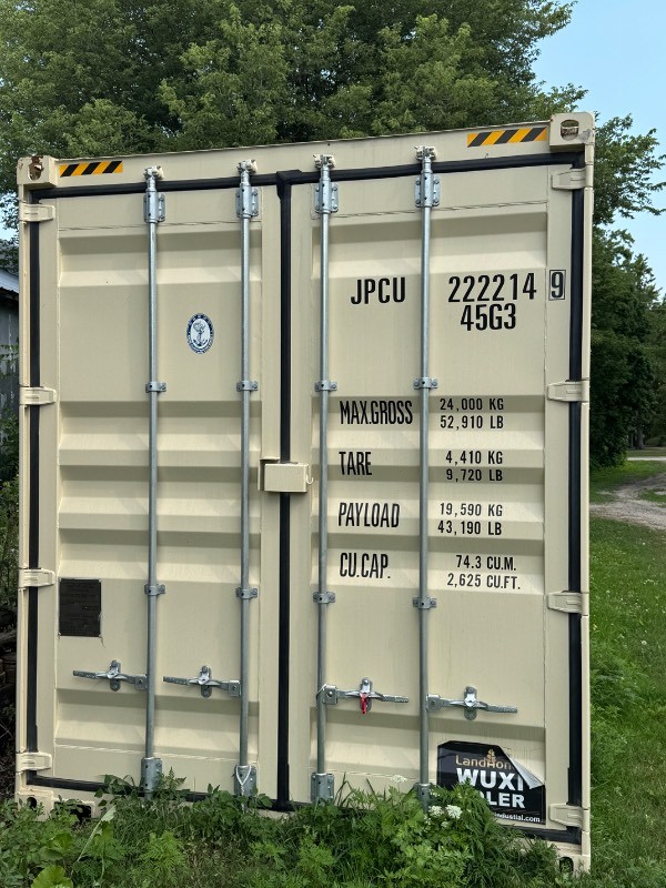 JPCU2222149  Shipping Container with 2 Side Doors, 40HC, Single Trip