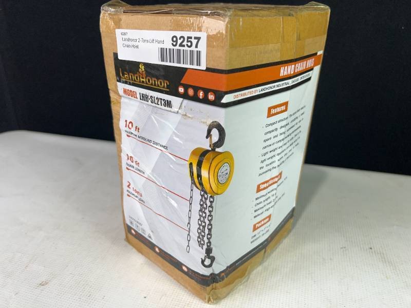 Landhonor 2-Tons Lift Hand Chain Hoist (LHR-SL2T3M)