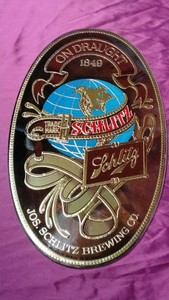 Vintage Jos. Schlitz Brewing Co. mirror sign