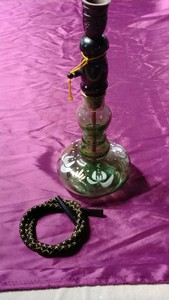 Vintage Brebbia glass hookah