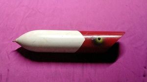 Vintage Heddon wooden fishing lure