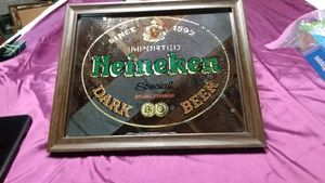 Heineken beer mirror