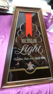 Vintage Michelob light beer sign