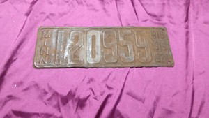 1918-1920 Minn license plate