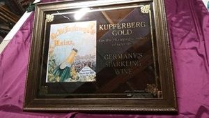 Vintage Kupferberg Gold Germanys Sparkling wine mirror