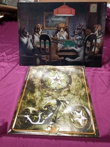 2 Tin signs
