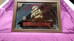 Vintage Special Export beer mirror