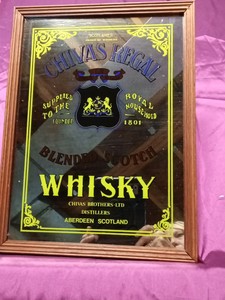 Vintage Chivas Regal Whisky mirror