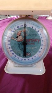 Vintage JC Penneys Nursery scale