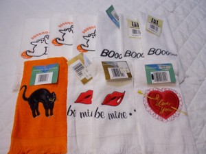 Towels - Halloween & Valentines