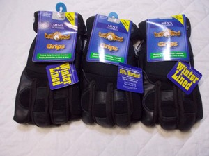 3 pairs of Mens leather Gloves
