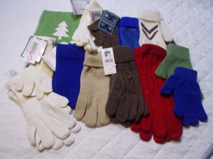 Gloves and scarf
