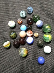 Vintage Marbles and shooters