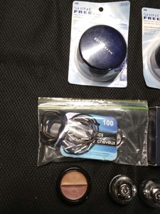 Lot of unused make-up and nail care