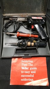 All purpose soldering gun and 2 other soldering irons
