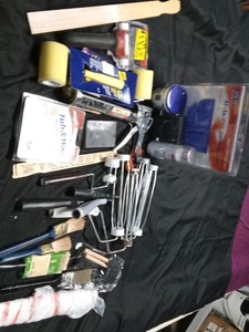 Paint tools and supplies