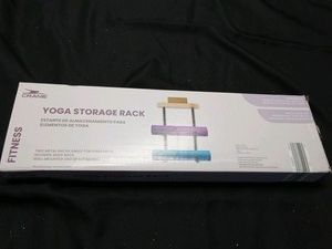 Yoga storage rack