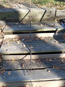 Vintage 4 tine spear