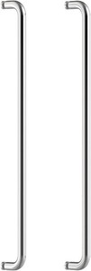 2 Pack 24 Glass Shower Door Towel Bar fit for Commercial and Residential Glass Doors, Stainless Steel Sliding Shower Door Handle with Chrome Surface Treatment