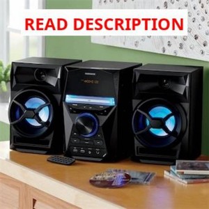 $149 Magnavox 3-Piece CD Stereo Shelf System with Lights