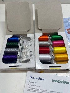 Madeira embroidery sample supply kit