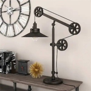 Belmont Industrial Black Lamp