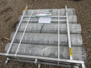 2025 K0520 Unused Hot-dip Galvanized Welded Wire Mesh (5 Rolls)