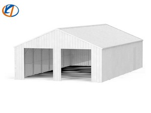 2026 K4525 Unused 45FTx25FT Double Garage Steel Barn Shed