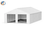 2026 K4525 Unused 45FTx25FT Double Garage Steel Barn Shed
