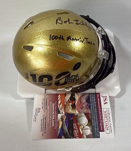 Bob Lilly Autographed NFL 100th Anniversary Mini Football Helmet with JSA COA
