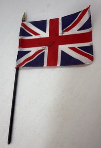 Pete Best (The Beatles Drummer before Ringo) Autographed Mini Flag