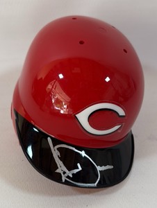 Adam Dunn Autographed Cincinnati Reds Mini Baseball Helmet