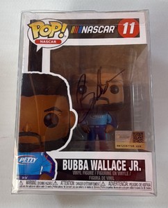 Bubba Wallace Autographed NASCAR Funko Pop Figure