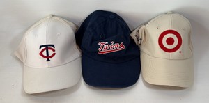 3 New Minnesota Twins Baseball Stadium Giveaway Hats - Dairy Queen and Target