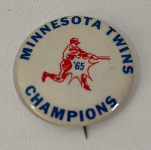 1965 Minnesota Twins Champions Vintage Baseball Pin
