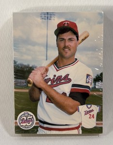 1986 Minnesota Twins Team Issued Baseball Card Set - NewSealed 25th Anniversary w Early Kirby Puckett