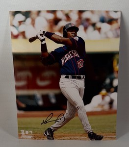 David Ortiz Autographed 8x10 Minnesota Twins Baseball Photo
