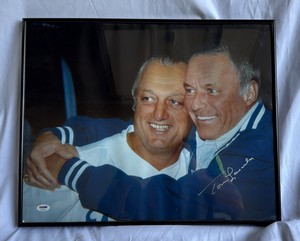 Tommy Lasorda Autographed w JSA COA Frames Baseball Photo 20x16