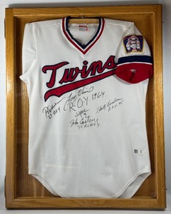 Minnesota Twins Rookies of the Year Signed Jersey - 1983 Team Issued Authentic Bat Boy Jersey - Signed by Rod Carew, Tony Oliva, Chuck Knoblauch, John Castino, Marty Cordova